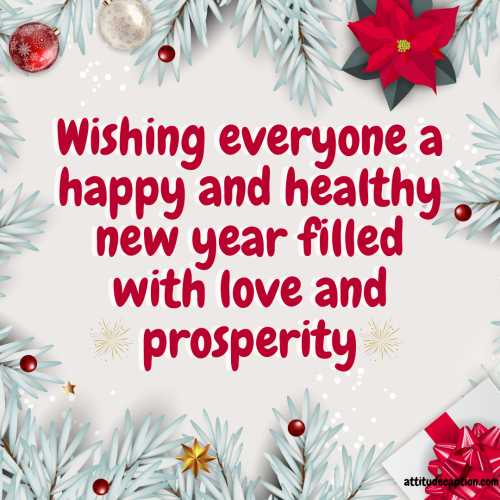 happy new year status for family