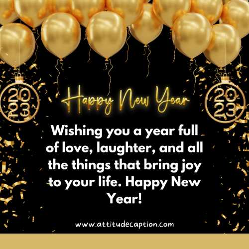 happy new year 2023 wishes in english lines