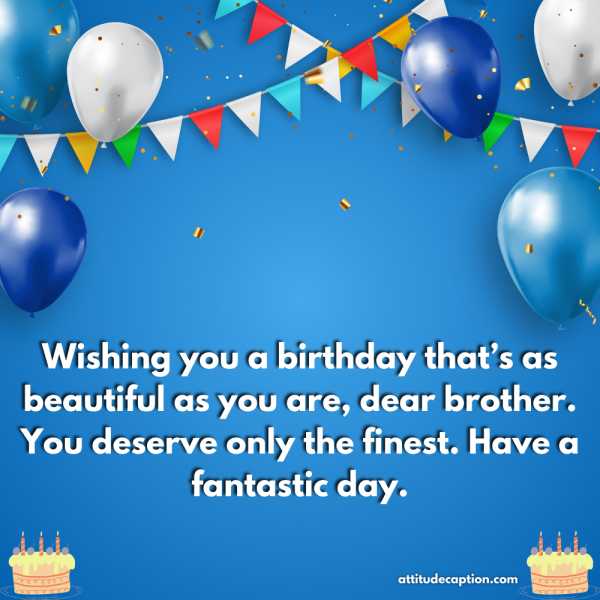 b'day message for brother