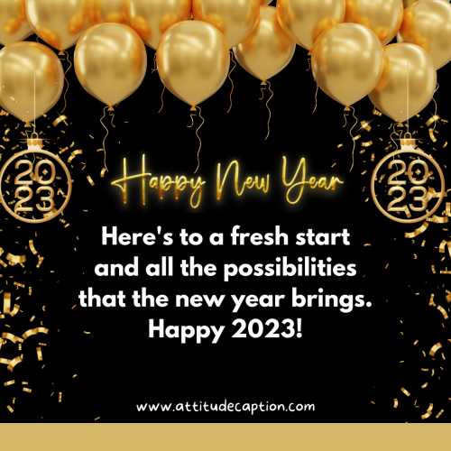 happy new year 2023 wishes in english lines