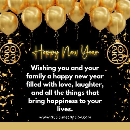 happy new year wishes 2023 lines in english