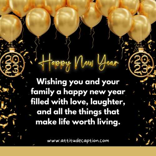happy new year 2023 wishes in english lines