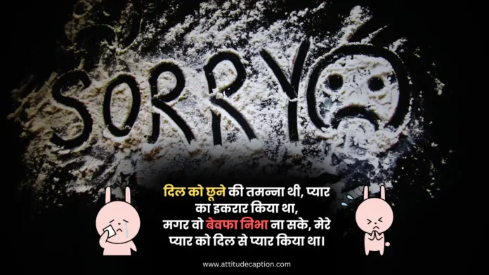 Sorry Shayari in Hindi Sorry Shayari in Hindi