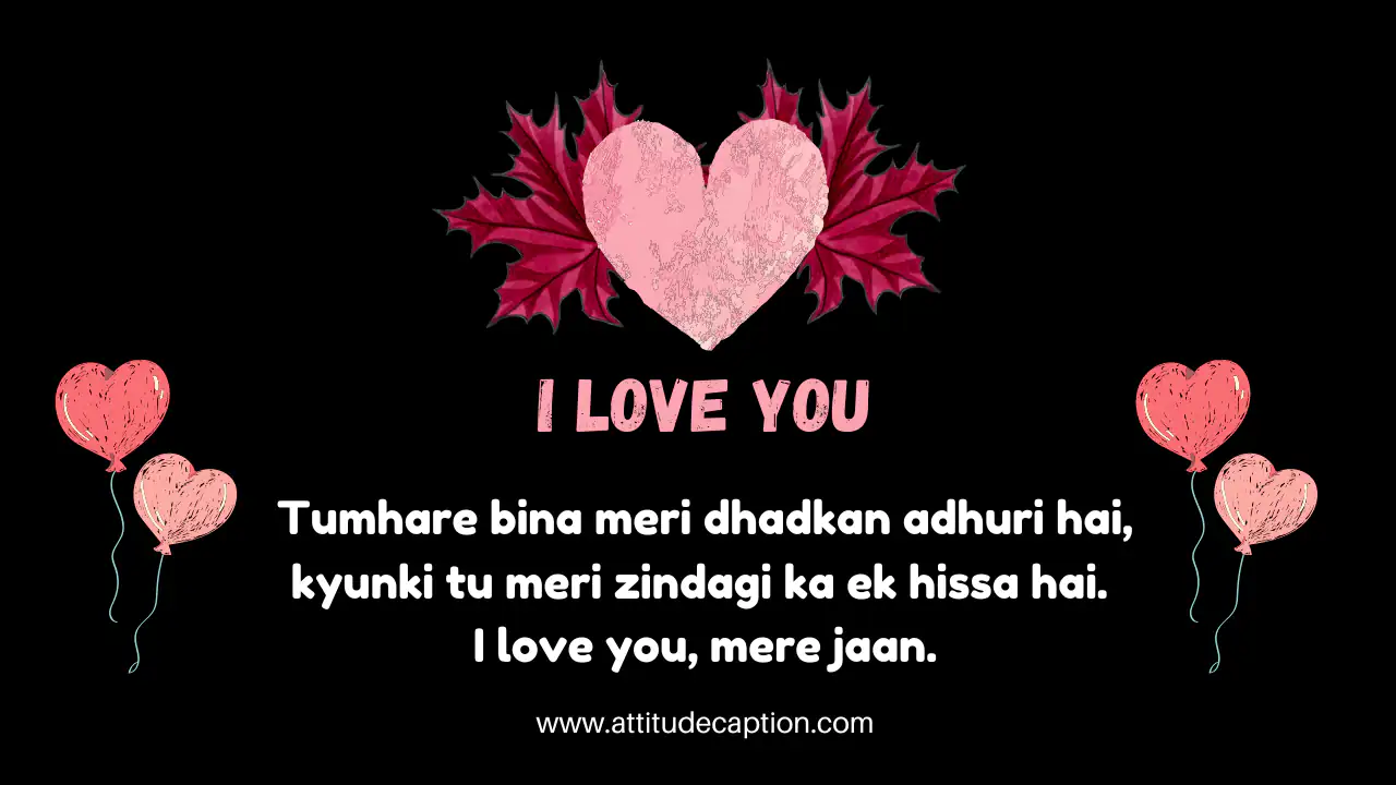 100+ I Love You Quotes in English Hindi | Love You Images